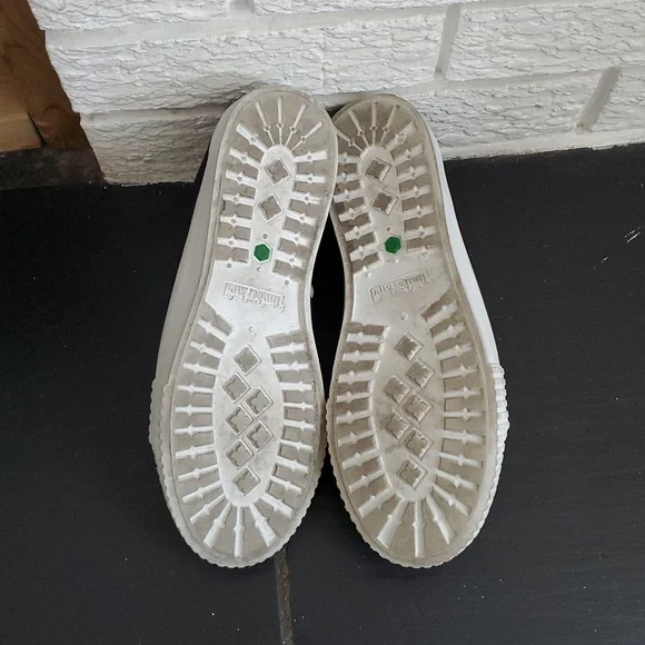 Timberland Newport Bay Black White Classic Canvas Trainers Sneakers Size US 6.5 - Picture 9 of 11